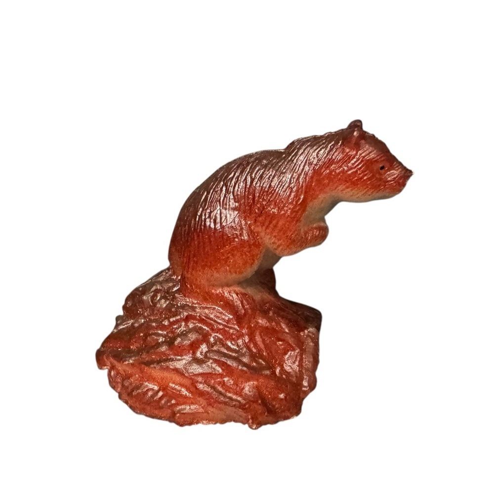 Wildlife 2” Beaver Plastic, Castor Animal Toy Figure - Picture 4 of 7